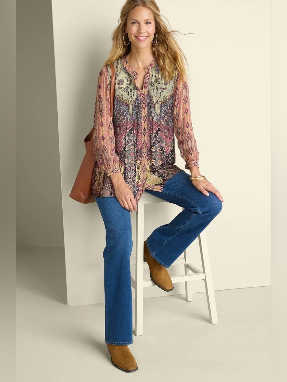 Soft Surroundings Makara Tunic Top & Tank